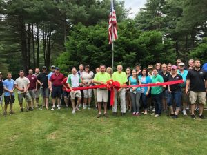 golf tournament - group shot, ribbon cutting