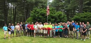 pine hollow golf tournament - full group ribbon cutting