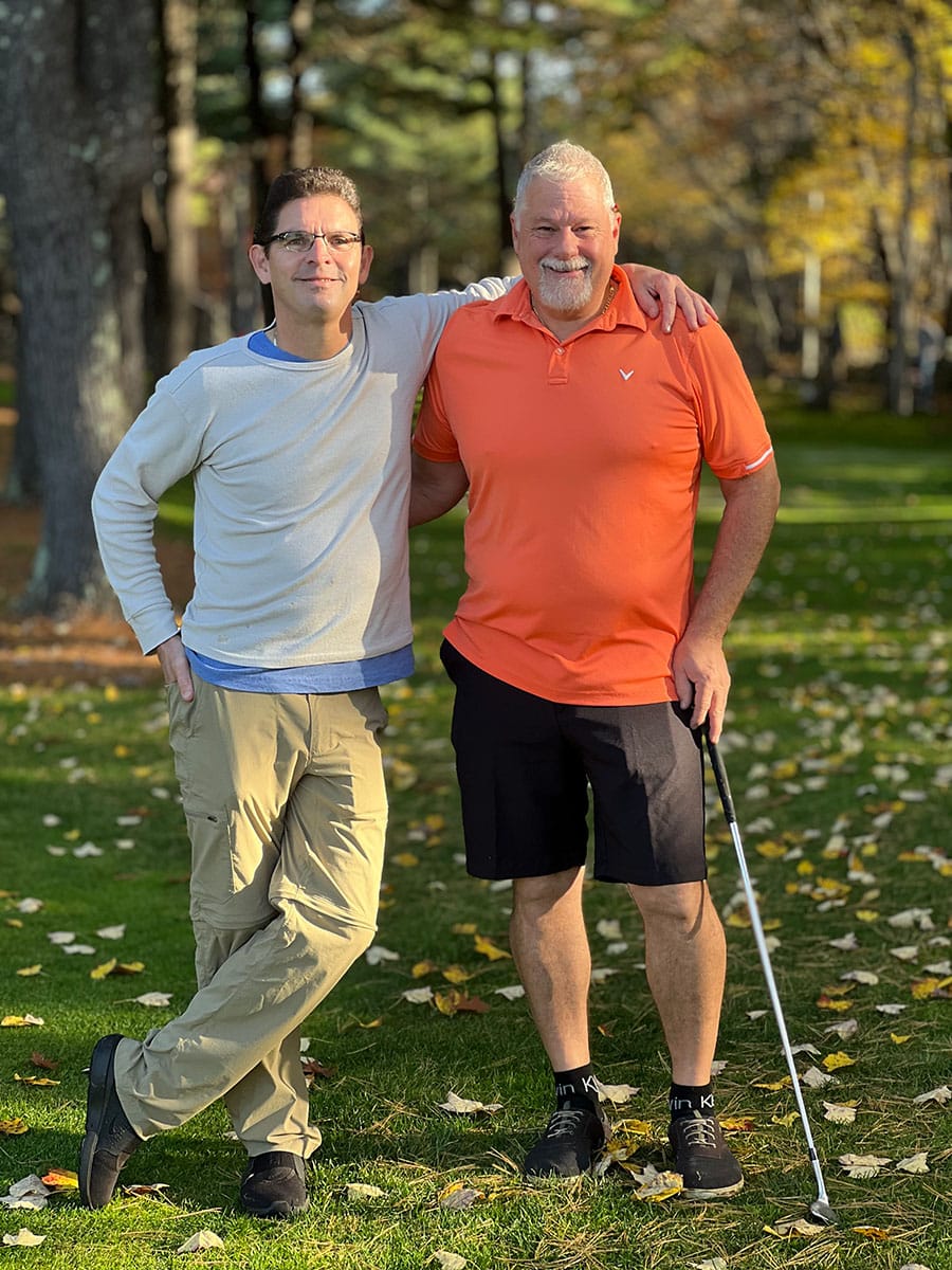 Sean & Mike - Top 2 Finishers of Golf Tournament